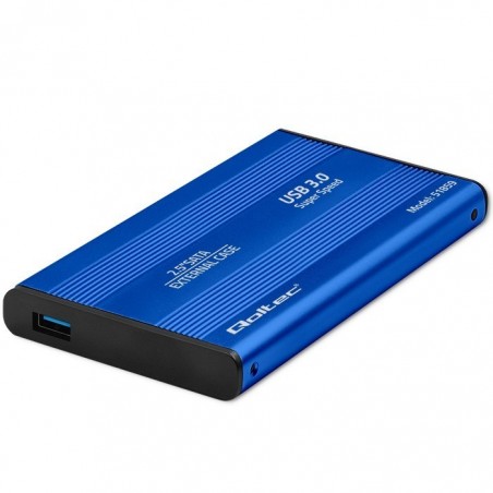 Obudowa na dysk HDD/SSD 2.5 cala SATA3 | USB 3.0 | Niebieska Obudowa na dysk HDD/SSD 2.5 cala SATA3 | USB 3.0 | Niebieska