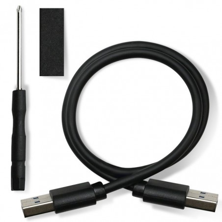 Obudowa na dysk HDD/SSD 2.5 cala SATA3 | USB 3.0 | Czerwona Obudowa na dysk HDD/SSD 2.5 cala SATA3 | USB 3.0 | Czerwona