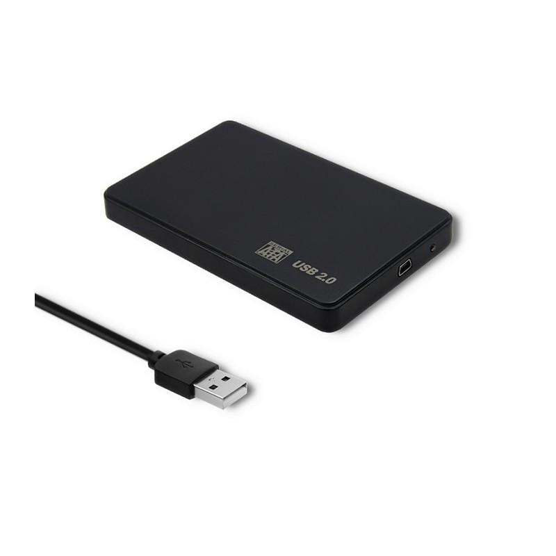 Obudowa na dysk HDD/SSD 2.5 cala SATA3 | USB 2.0 | Czarny