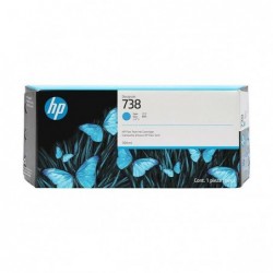 HP Tusz nr 738 676M6A Cyan 300ml 