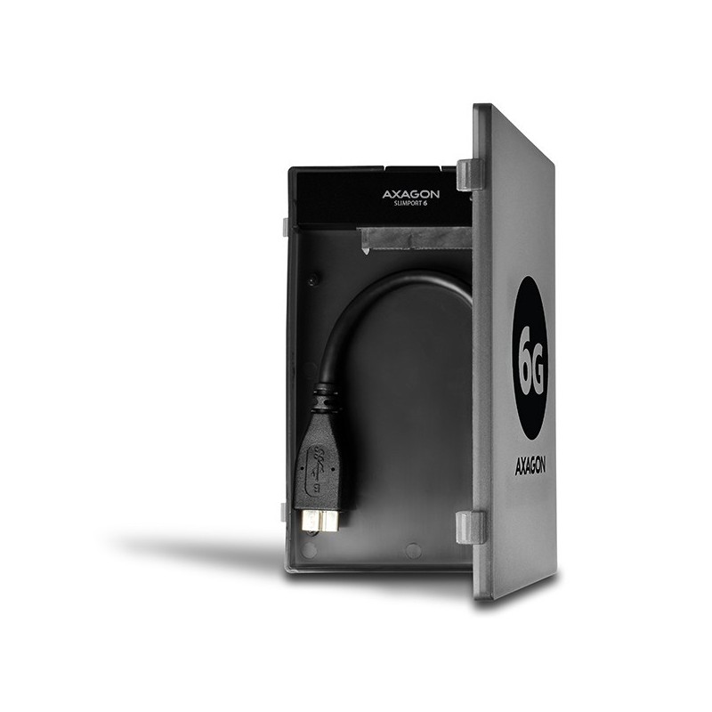 ADSA-1S6 Adapter USB 3.0 - SATA 6G do szybkiego przyłączenia 2.5" SSD/HDD, z pudełkiem