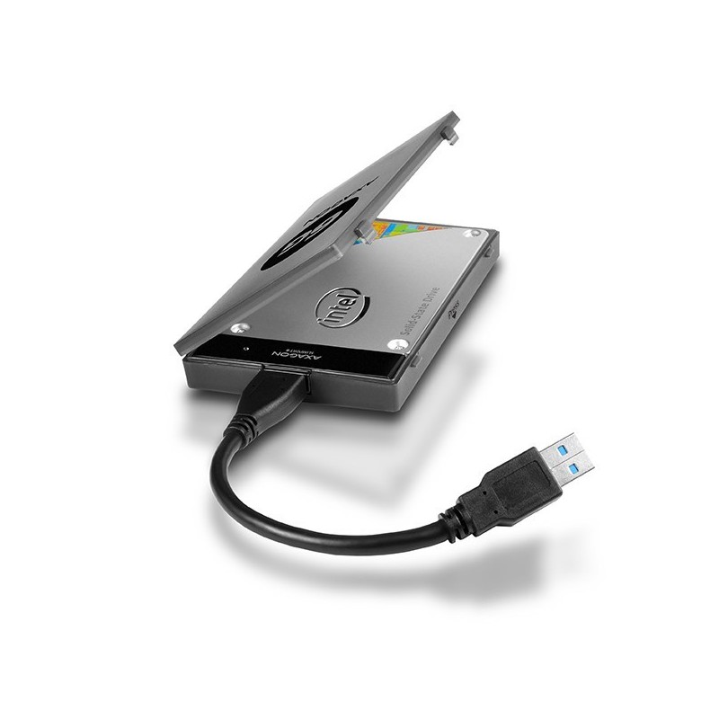 ADSA-1S6 Adapter USB 3.0 - SATA 6G do szybkiego przyłączenia 2.5" SSD/HDD, z pudełkiem
