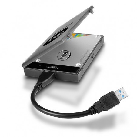 ADSA-1S6 Adapter USB 3.0 - SATA 6G do szybkiego przyłączenia 2.5" SSD/HDD, z pudełkiem ADSA-1S6 Adapter USB 3.0 - SATA 6G do szybkiego przyłączenia 2.5" SSD/HDD, z pudełkiem