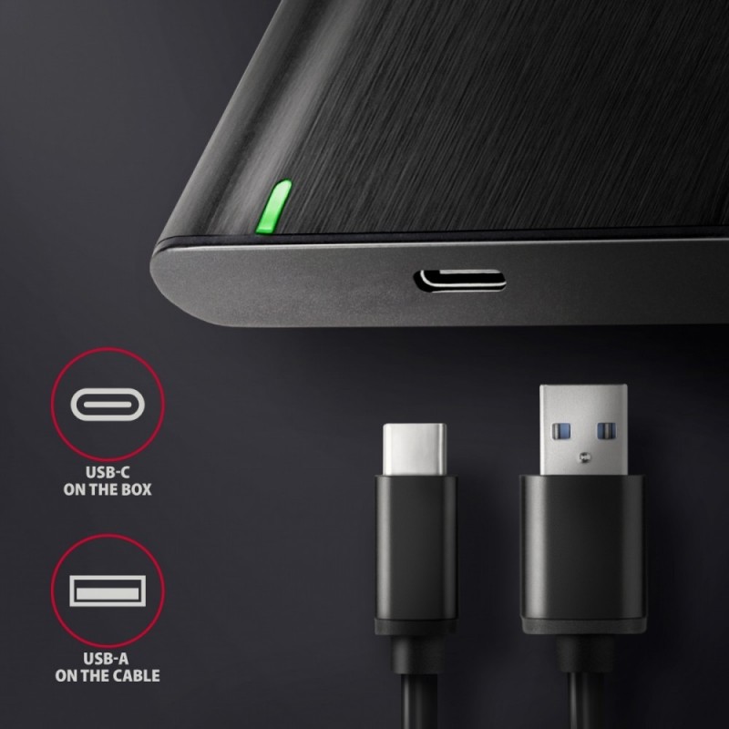 EE25-A6C Bezśrubowa aluminiowa obudowa zewnętrzna USB-C 3.2 Gen 1 - SATA 6G dla 2.5" SSD/HDD EE25-A6C Bezśrubowa aluminiowa obudowa zewnętrzna USB-C 3.2 Gen 1 - SATA 6G dla 2.5" SSD/HDD