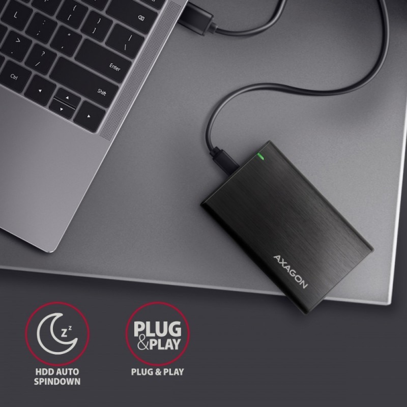 EE25-A6C Bezśrubowa aluminiowa obudowa zewnętrzna USB-C 3.2 Gen 1 - SATA 6G dla 2.5" SSD/HDD EE25-A6C Bezśrubowa aluminiowa obudowa zewnętrzna USB-C 3.2 Gen 1 - SATA 6G dla 2.5" SSD/HDD