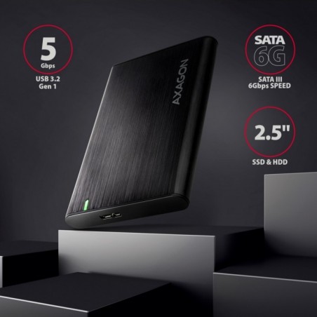 EE25-A6M Bezśrubowa aluminiowa obudowa zewnętrzna USB 3.2 Gen 1 - SATA 6G dla 2.5" SSD/HDD EE25-A6M Bezśrubowa aluminiowa obudowa zewnętrzna USB 3.2 Gen 1 - SATA 6G dla 2.5" SSD/HDD