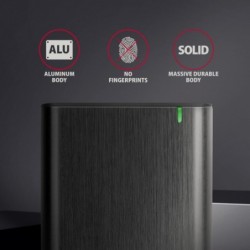 EE25-A6M Bezśrubowa aluminiowa obudowa zewnętrzna USB 3.2 Gen 1 - SATA 6G dla 2.5" SSD/HDD EE25-A6M Bezśrubowa aluminiowa obudowa zewnętrzna USB 3.2 Gen 1 - SATA 6G dla 2.5" SSD/HDD
