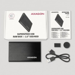 EE25-A6M Bezśrubowa aluminiowa obudowa zewnętrzna USB 3.2 Gen 1 - SATA 6G dla 2.5" SSD/HDD EE25-A6M Bezśrubowa aluminiowa obudowa zewnętrzna USB 3.2 Gen 1 - SATA 6G dla 2.5" SSD/HDD