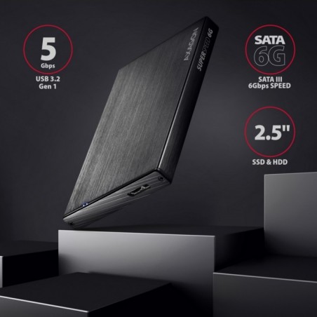 EE25-XA6 Obudowa zewnętrzna aluminiowa, USB 3.2 GEN 1 SATA 6G 2,5" EE25-XA6 Obudowa zewnętrzna aluminiowa, USB 3.2 GEN 1 SATA 6G 2,5"