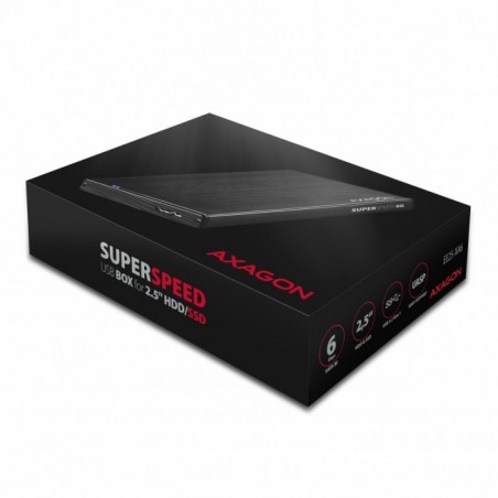 EE25-XA6 Obudowa zewnętrzna aluminiowa, USB 3.2 GEN 1 SATA 6G 2,5" EE25-XA6 Obudowa zewnętrzna aluminiowa, USB 3.2 GEN 1 SATA 6G 2,5"