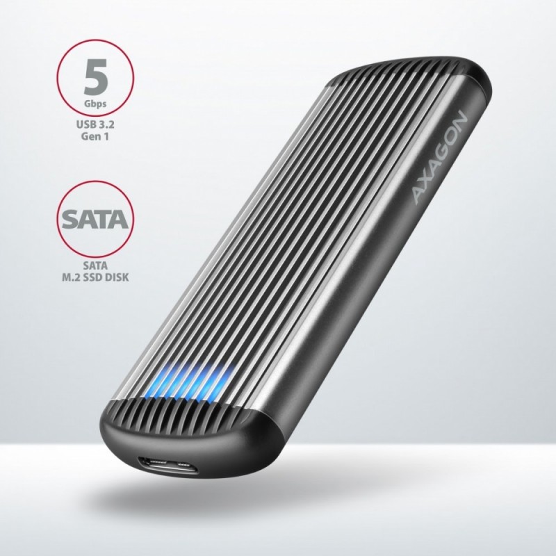 EEM2-SA Obudowa zewnętrzna aluminiowa bezśrubowa USB 3.2 GEN 1 M.2 SATA SSD EEM2-SA Obudowa zewnętrzna aluminiowa bezśrubowa USB 3.2 GEN 1 M.2 SATA SSD