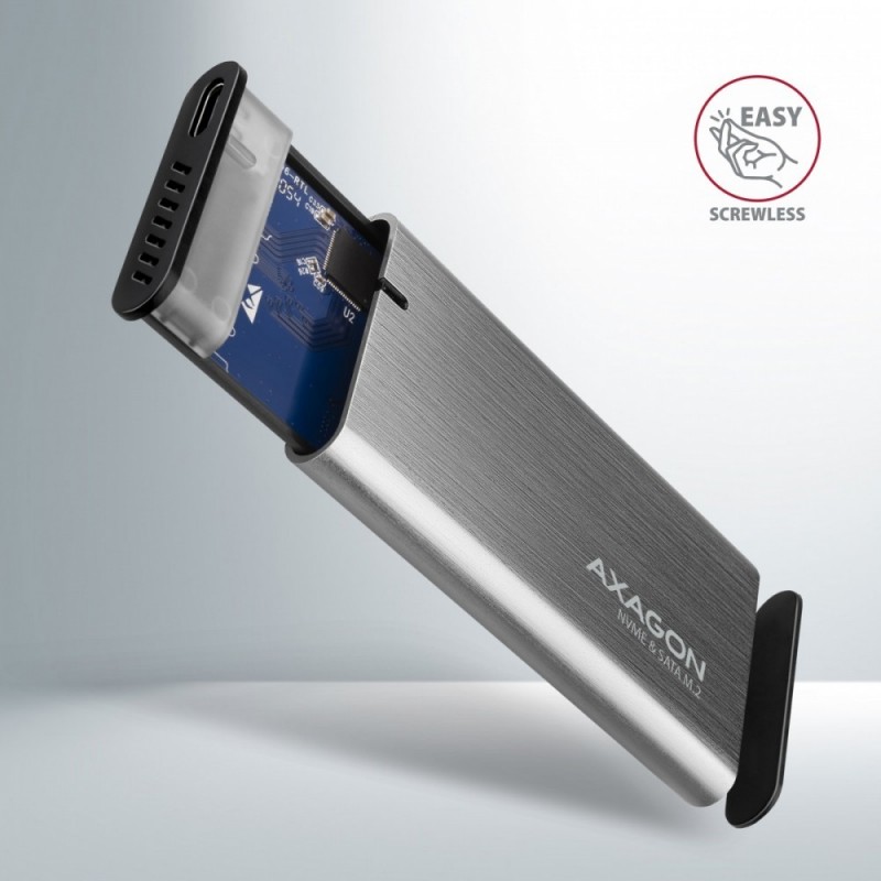 EEM2-SG2 Obudowa zewnętrzna aluminiowa bezśrubowa USB-C 3.2 Gen 2 M.2 NVMe & SATA SSD + USB-A - USB-C redukcja EEM2-SG2 Obudowa zewnętrzna aluminiowa bezśrubowa USB-C 3.2 Gen 2 M.2 NVMe & SATA SSD + USB-A - USB-C redukcja