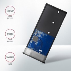 EEM2-SG2 Obudowa zewnętrzna aluminiowa bezśrubowa USB-C 3.2 Gen 2 M.2 NVMe & SATA SSD + USB-A - USB-C redukcja EEM2-SG2 Obudowa zewnętrzna aluminiowa bezśrubowa USB-C 3.2 Gen 2 M.2 NVMe & SATA SSD + USB-A - USB-C redukcja