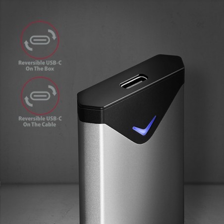 EEM2-UG2 Obudowa zewnętrzna aluminiowa, USB-C 3.2 Gen 2 - M.2 NVMe SSD, długość 42 do 80 mm szary EEM2-UG2 Obudowa zewnętrzna aluminiowa, USB-C 3.2 Gen 2 - M.2 NVMe SSD, długość 42 do 80 mm szary