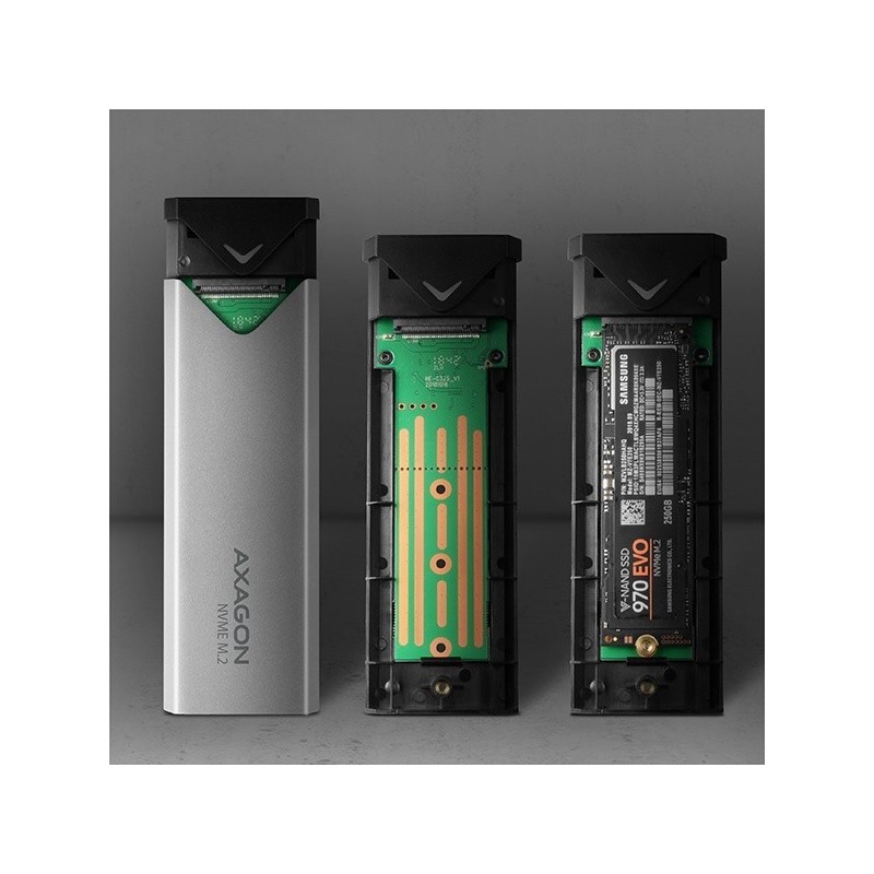 EEM2-UG2 Obudowa zewnętrzna aluminiowa, USB-C 3.2 Gen 2 - M.2 NVMe SSD, długość 42 do 80 mm szary EEM2-UG2 Obudowa zewnętrzna aluminiowa, USB-C 3.2 Gen 2 - M.2 NVMe SSD, długość 42 do 80 mm szary