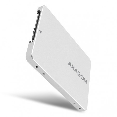 RSS-M2SD Wewnętrzna obudowa 2.5" z interfejsem SATA do dysków SSD M.2 SATA, srebrny RSS-M2SD Wewnętrzna obudowa 2.5" z interfejsem SATA do dysków SSD M.2 SATA, srebrny