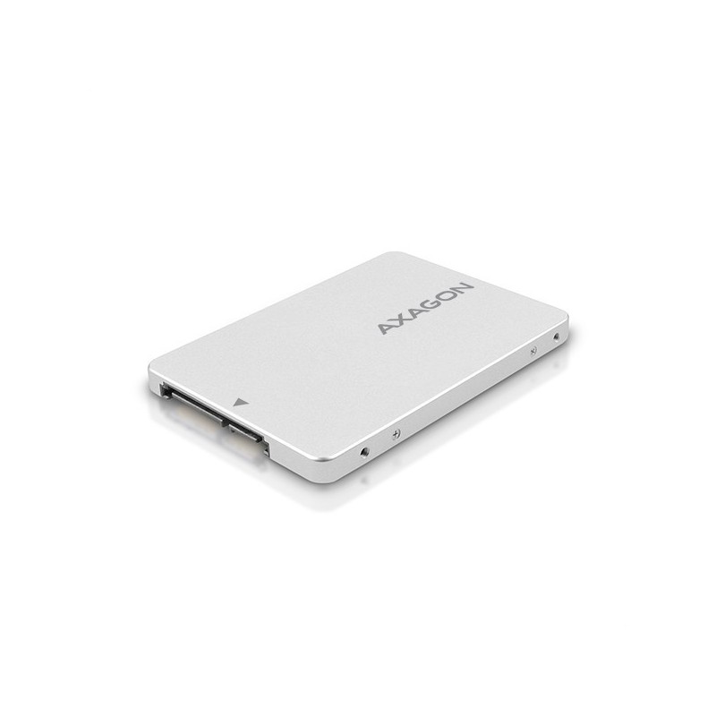 RSS-M2SD Wewnętrzna obudowa 2.5" z interfejsem SATA do dysków SSD M.2 SATA, srebrny RSS-M2SD Wewnętrzna obudowa 2.5" z interfejsem SATA do dysków SSD M.2 SATA, srebrny