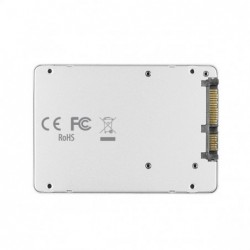 RSS-M2SD Wewnętrzna obudowa 2.5" z interfejsem SATA do dysków SSD M.2 SATA, srebrny RSS-M2SD Wewnętrzna obudowa 2.5" z interfejsem SATA do dysków SSD M.2 SATA, srebrny
