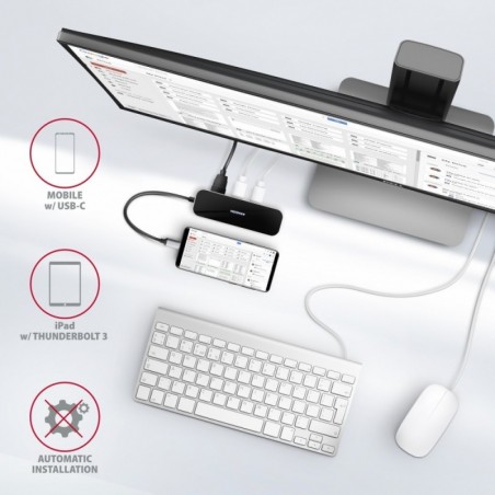 HMC-6GL Wieloportowy hub USB 6in1, 5Gbps, 3x USB-A, HDMI 4K/30Hz, GLAN, PD 100W, 20cm USB-C kabel HMC-6GL Wieloportowy hub USB 6in1, 5Gbps, 3x USB-A, HDMI 4K/30Hz, GLAN, PD 100W, 20cm USB-C kabel
