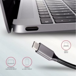 HMC-5 Wieloportowy hub USB 5in1, 5Gbps, 2x USB-A, HDMI 4K/30Hz, SD/microSD, PD 100W, 20cm USB-C kabel HMC-5 Wieloportowy hub USB 5in1, 5Gbps, 2x USB-A, HDMI 4K/30Hz, SD/microSD, PD 100W, 20cm USB-C kabel
