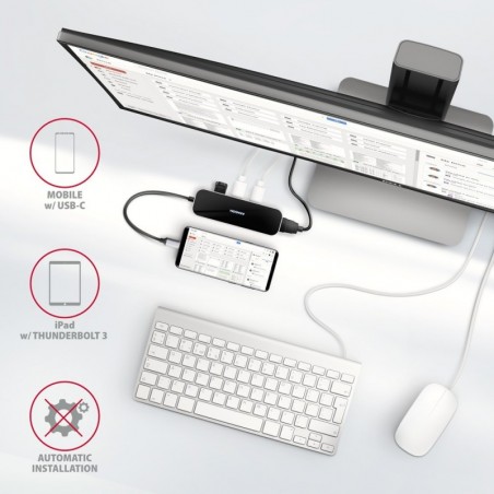 HMC-6H4A Wieloportowy hub 4x USB-A + HDMI, USB-C 3.2 Gen 1, PD 100W, 20cm USB-C kabel HMC-6H4A Wieloportowy hub 4x USB-A + HDMI, USB-C 3.2 Gen 1, PD 100W, 20cm USB-C kabel