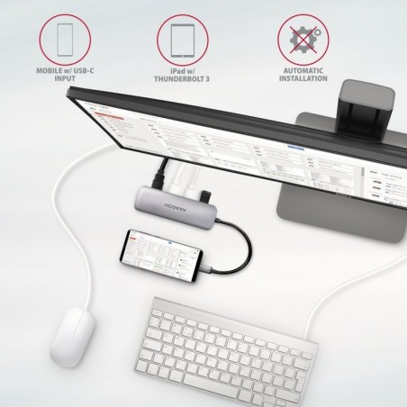 HMC-HCR3A Wieloportowy hub 3x USB-A + HDMI + SD/microSD, USB-C 3.2 Gen1, 20cm USB-C kabel HMC-HCR3A Wieloportowy hub 3x USB-A + HDMI + SD/microSD, USB-C 3.2 Gen1, 20cm USB-C kabel