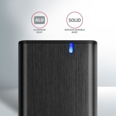 EEM2-SB2 Obudowa zewnętrzna aluminiowa bezśrubowa USB-C 3.2 Gen 2 - M.2 NVMe / SATA SSD 30-80mm ALU pudełko czarne + USB-A - EEM2-SB2 Obudowa zewnętrzna aluminiowa bezśrubowa USB-C 3.2 Gen 2 - M.2 NVMe / SATA SSD 30-80mm ALU pudełko czarne + USB-A -