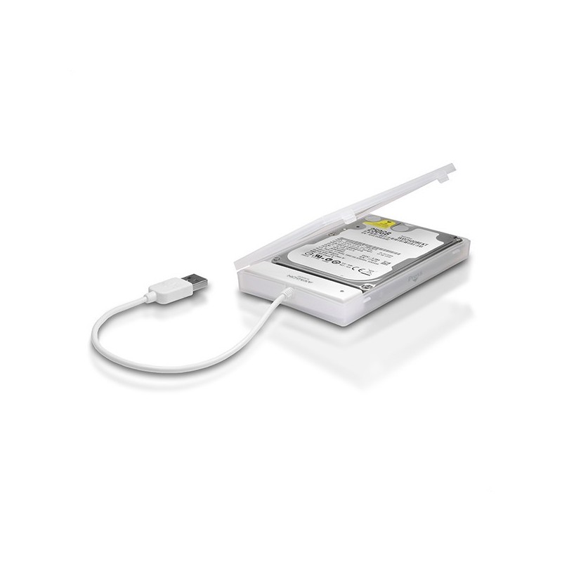 ADSA-1S Adapter USB 2.0 SATA do szybkiego przyłączenia 2.5" SSD/HDD Z pudełkiem ADSA-1S Adapter USB 2.0 SATA do szybkiego przyłączenia 2.5" SSD/HDD Z pudełkiem