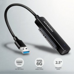 ADSA-FP2A Adapter USB-A 5Gbps SATA 6G 2.5" HDD/SSD FASTPort2 ADSA-FP2A Adapter USB-A 5Gbps SATA 6G 2.5" HDD/SSD FASTPort2