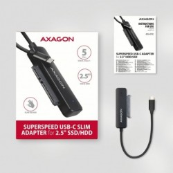 ADSA-FP2C Adapter USB-C 5Gbps SATA 6G 2.5" HDD/SSD FASTPort2 ADSA-FP2C Adapter USB-C 5Gbps SATA 6G 2.5" HDD/SSD FASTPort2