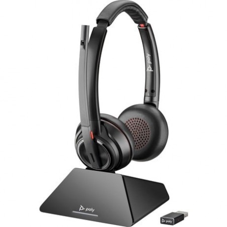 Zestaw słuchawkowy Savi 8220 UC z certyfikatem Microsoft Teams DECT 1880-1900 MHz USB-A (8D3F5AA) Zestaw słuchawkowy Savi 8220 UC z certyfikatem Microsoft Teams DECT 1880-1900 MHz USB-A (8D3F5AA)