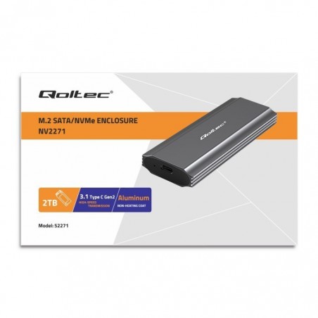 Obudowa | kieszeń NV2271 na dysk M.2 SSD | SATA | NVMe | USB-C | 2TB Obudowa | kieszeń NV2271 na dysk M.2 SSD | SATA | NVMe | USB-C | 2TB