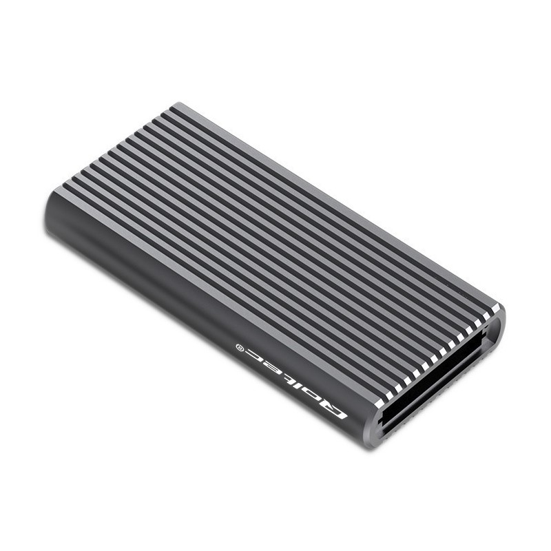 Obudowa | kieszeń na dysk M.2 SSD | SATA | NVMe | RGB LED | USB-C| 4TB 