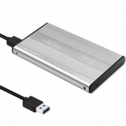 Obudowa | kieszeń do dysków HDD SSD 2.5" SATA3 | USB 3.0 | Srebrna Obudowa | kieszeń do dysków HDD SSD 2.5" SATA3 | USB 3.0 | Srebrna