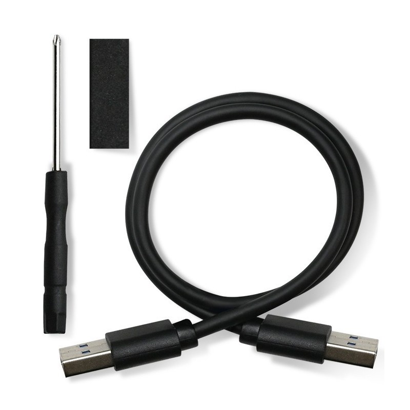 Obudowa | kieszeń do dysków HDD SSD 2.5" SATA3 | USB 3.0 | Srebrna Obudowa | kieszeń do dysków HDD SSD 2.5" SATA3 | USB 3.0 | Srebrna