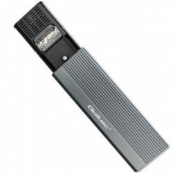 Obudowa | kieszeń na dysk SSD M.2 | SATA | NGFF | USB-C | Super speed 6Gb/s | 2TB | Szara Obudowa | kieszeń na dysk SSD M.2 | SATA | NGFF | USB-C | Super speed 6Gb/s | 2TB | Szara