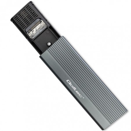 Obudowa | kieszeń na dysk SSD M.2 | SATA | NGFF | USB-C | Super speed 6Gb/s | 2TB | Szara Obudowa | kieszeń na dysk SSD M.2 | SATA | NGFF | USB-C | Super speed 6Gb/s | 2TB | Szara