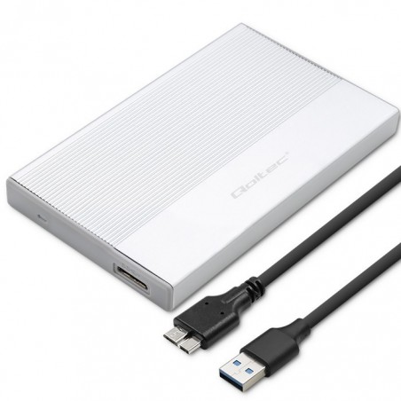 Obudowa | Kieszeń na dysk SSD HDD 2.5 cala| SATA | USB 3.0 | Super speed 5Gb/s | 2TB | Srebrna Obudowa | Kieszeń na dysk SSD HDD 2.5 cala| SATA | USB 3.0 | Super speed 5Gb/s | 2TB | Srebrna