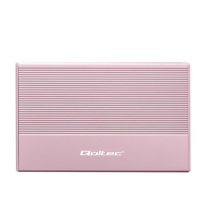 Obudowa | Kieszeń na dysk SSD HDD 2.5 cala | SATA | USB 3.0 | Super speed 5Gb/s | 2TB | Różowy Obudowa | Kieszeń na dysk SSD HDD 2.5 cala | SATA | USB 3.0 | Super speed 5Gb/s | 2TB | Różowy
