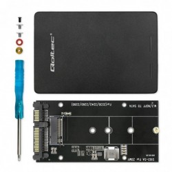 Adapter na dysk M.2 SSD | SATA NGFF do SATA III | 2TB | Super speed 6Gb/s | Czarny Adapter na dysk M.2 SSD | SATA NGFF do SATA III | 2TB | Super speed 6Gb/s | Czarny