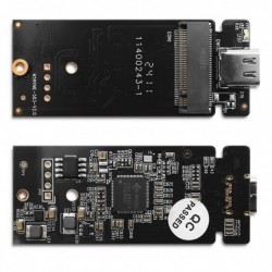 Mini obudowa na dysk M.2 SSD | NVMe | PCIe | USB3.1 | Super speed10Gb/s | 2TB | Srebrna Mini obudowa na dysk M.2 SSD | NVMe | PCIe | USB3.1 | Super speed10Gb/s | 2TB | Srebrna