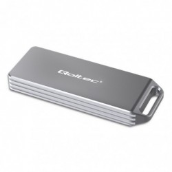 Mini obudowa na dysk M.2 SSD | NVMe | PCIe | USB3.1 | Super speed10Gb/s | 2TB | Srebrna Mini obudowa na dysk M.2 SSD | NVMe | PCIe | USB3.1 | Super speed10Gb/s | 2TB | Srebrna