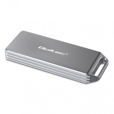 Mini obudowa na dysk M.2 SSD | NVMe | PCIe | USB3.1 | Super speed10Gb/s | 2TB | Srebrna Mini obudowa na dysk M.2 SSD | NVMe | PCIe | USB3.1 | Super speed10Gb/s | 2TB | Srebrna