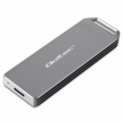 Mini obudowa na dysk M.2 SSD | NVMe | PCIe | USB3.1 | Super speed10Gb/s | 2TB | Srebrna Mini obudowa na dysk M.2 SSD | NVMe | PCIe | USB3.1 | Super speed10Gb/s | 2TB | Srebrna