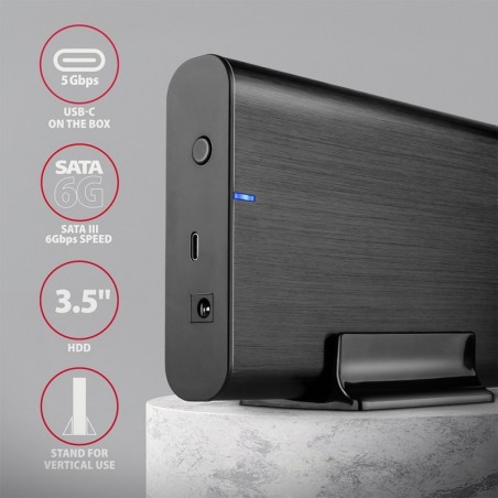 EE35-A6C Obudowa zewnętrzna aluminiowa USB 3.2 Gen1 SATA 6G 3.5" EE35-A6C Obudowa zewnętrzna aluminiowa USB 3.2 Gen1 SATA 6G 3.5"