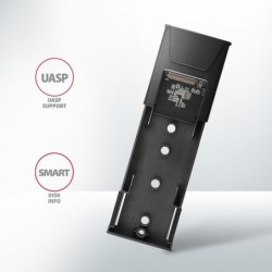 EEM2-GTS2 Obudowa zewnętrzna aluminiowa bezśrubowa USB-C 3.2 Gen 2 M.2 NVMe & SATA SSD + USB-A - USB-C redukcja EEM2-GTS2 Obudowa zewnętrzna aluminiowa bezśrubowa USB-C 3.2 Gen 2 M.2 NVMe & SATA SSD + USB-A - USB-C redukcja