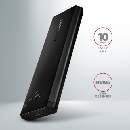 EEM2-UB2 Obudowa zewnętrzna aluminiowa, USB-C 3.2 Gen 2 - M.2 NVMe SSD, długość 42 do 80 mm Czarna EEM2-UB2 Obudowa zewnętrzna aluminiowa, USB-C 3.2 Gen 2 - M.2 NVMe SSD, długość 42 do 80 mm Czarna