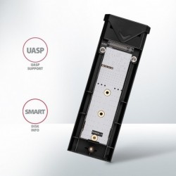 EEM2-UB2 Obudowa zewnętrzna aluminiowa, USB-C 3.2 Gen 2 - M.2 NVMe SSD, długość 42 do 80 mm Czarna EEM2-UB2 Obudowa zewnętrzna aluminiowa, USB-C 3.2 Gen 2 - M.2 NVMe SSD, długość 42 do 80 mm Czarna