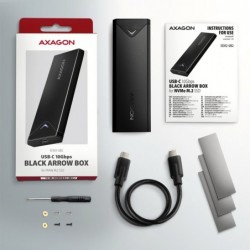 EEM2-UB2 Obudowa zewnętrzna aluminiowa, USB-C 3.2 Gen 2 - M.2 NVMe SSD, długość 42 do 80 mm Czarna EEM2-UB2 Obudowa zewnętrzna aluminiowa, USB-C 3.2 Gen 2 - M.2 NVMe SSD, długość 42 do 80 mm Czarna