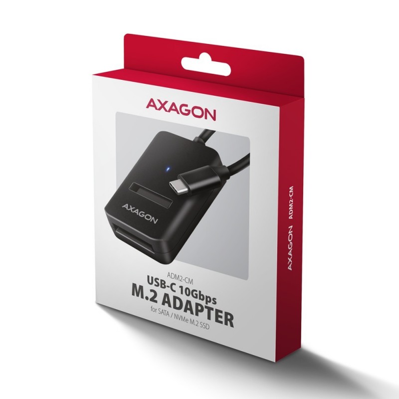 ADM2-CM Adapter USB-C Gen 2 M.2 NVMe/SATA SSD ADM2-CM Adapter USB-C Gen 2 M.2 NVMe/SATA SSD